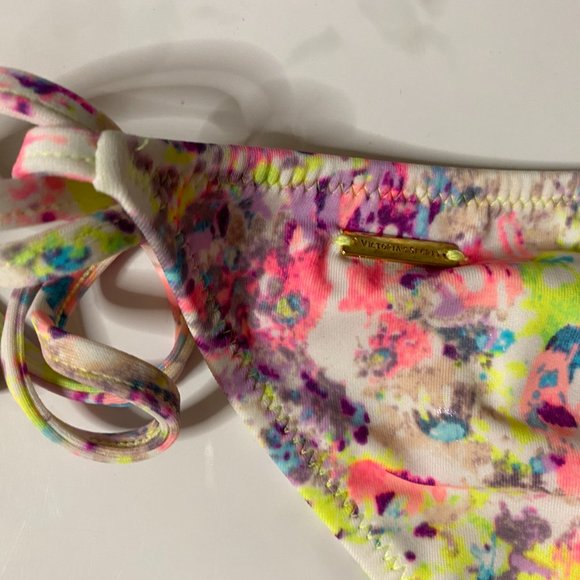 Victorias Secret Bikini The Gorgeous Push Up Floral Womens 32C Medium M Swimsuit - Picture 4 of 12